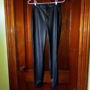 ZARA Faux Leather Leggings. Size:S (Teen)